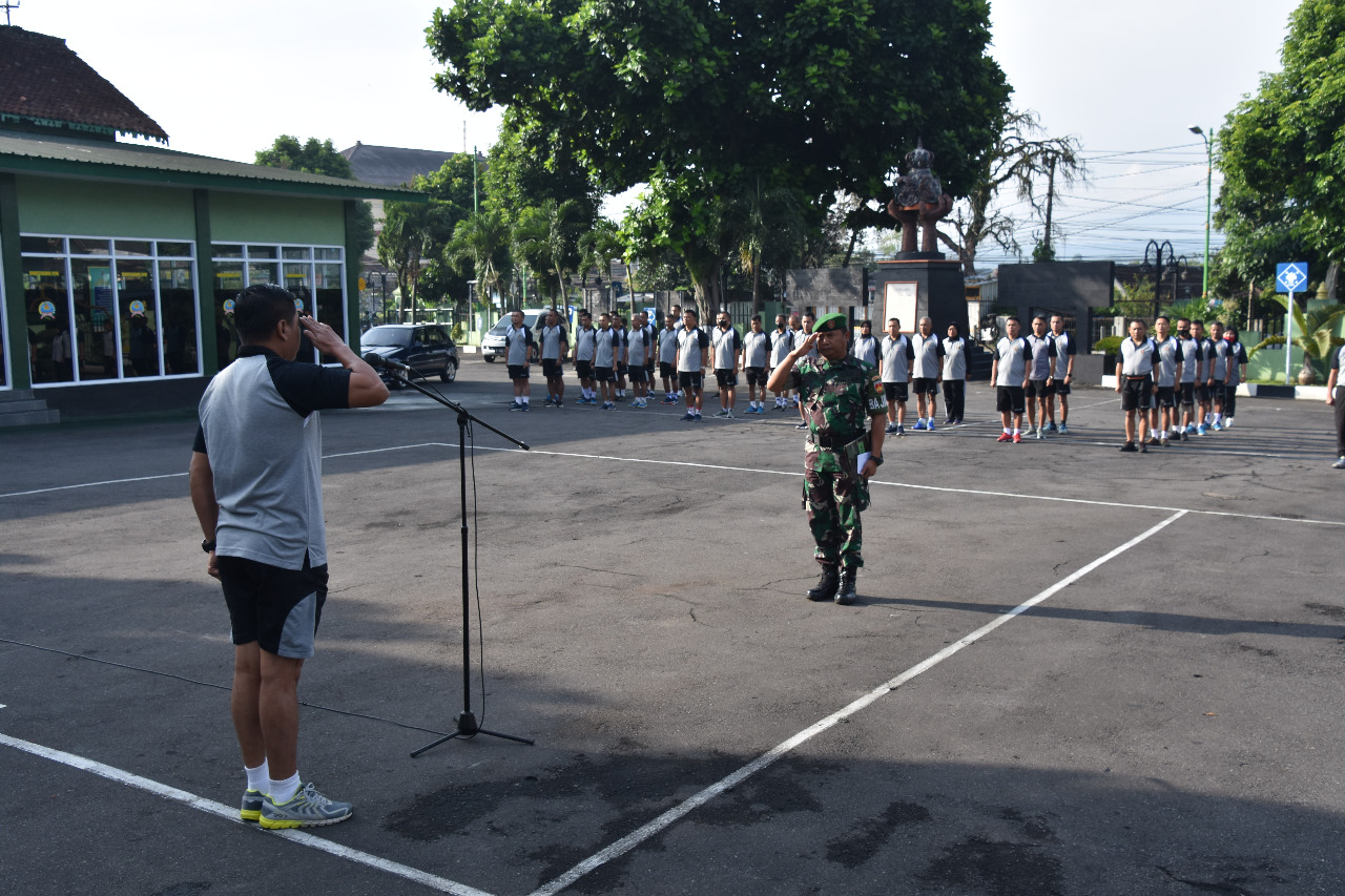 Prajurit Korem 073/Makutarama Rutin Laksanakan Aerobik 